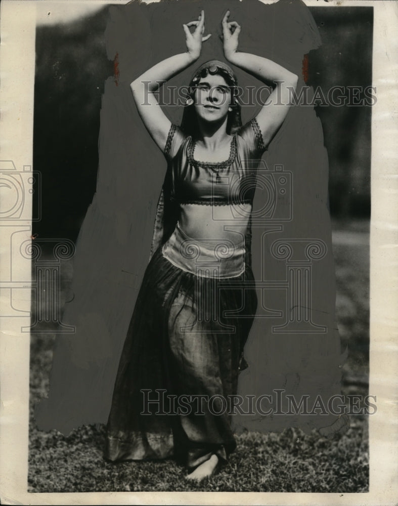 1930 Press Photo Helen Hoy Laweson Healthiest co-ed University of Kansas-Historic Images