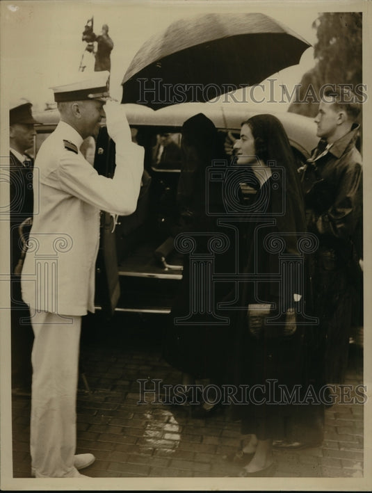1934 Mme & Mlle Francoise May Widow & Daughter of Late Belgium Ambas-Historic Images
