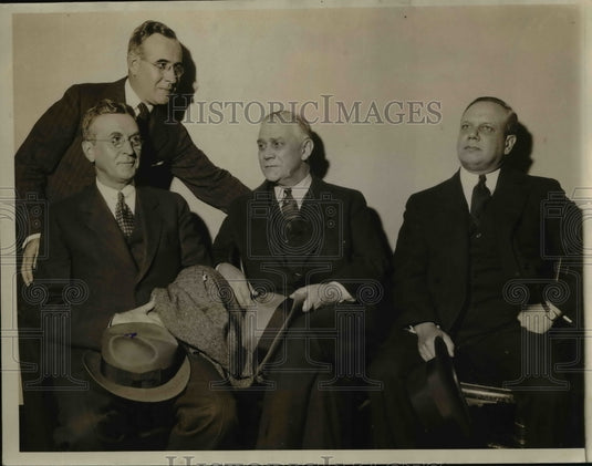1934 L-R Philip M'Enroe, Edward Doyle,Waldo Tobey and Fred Scheel-Historic Images
