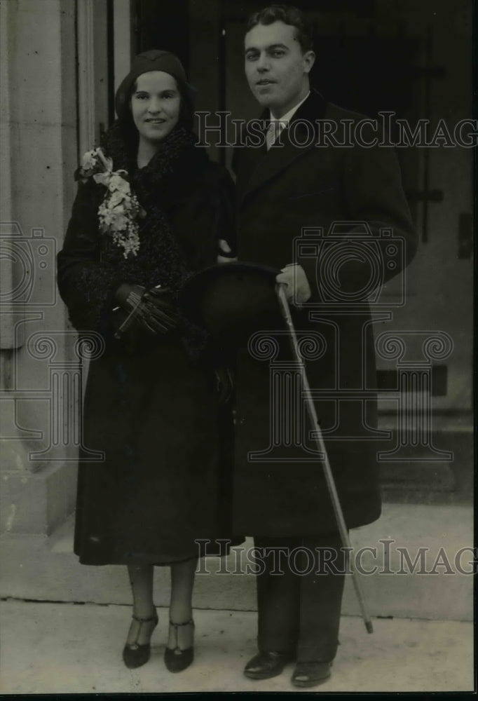 1931 Press Photo Daughter Of Chief Of Justice Hughes Marries In Washington DC.-Historic Images