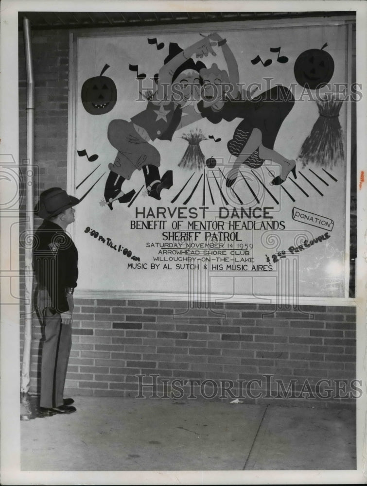 1959 Elbert Foster, Patrol Assistant Chief Police Dance Poster - Historic Images