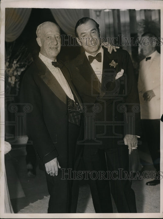 1937 Former Governor NY Alfred Smith & Harry Richman Club in Florida-Historic Images