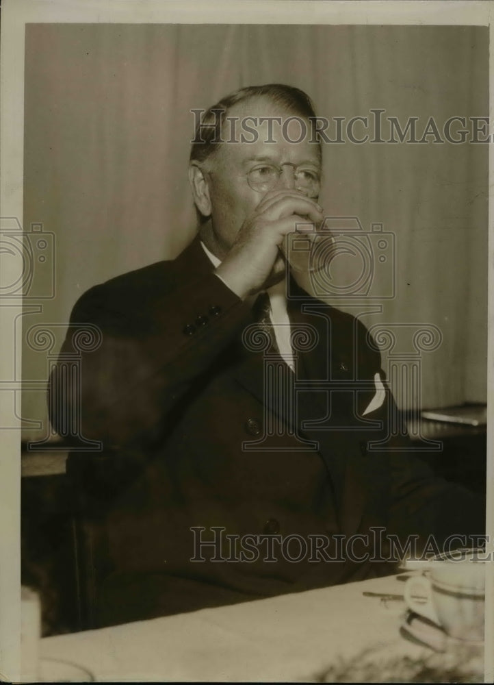 1936 Press Photo Col. Frank Knox At Union League Club Lunheon - nee83617-Historic Images