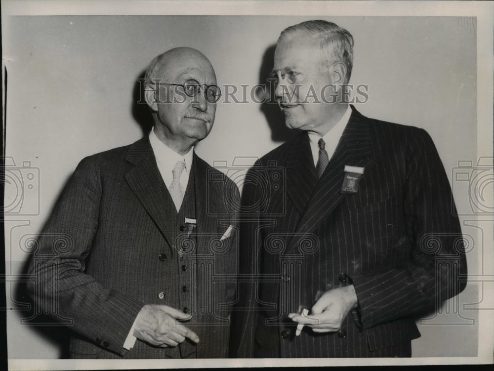 1934 Dr Walter Bierring &amp; Dr James Miller American College of Drs - Historic Images