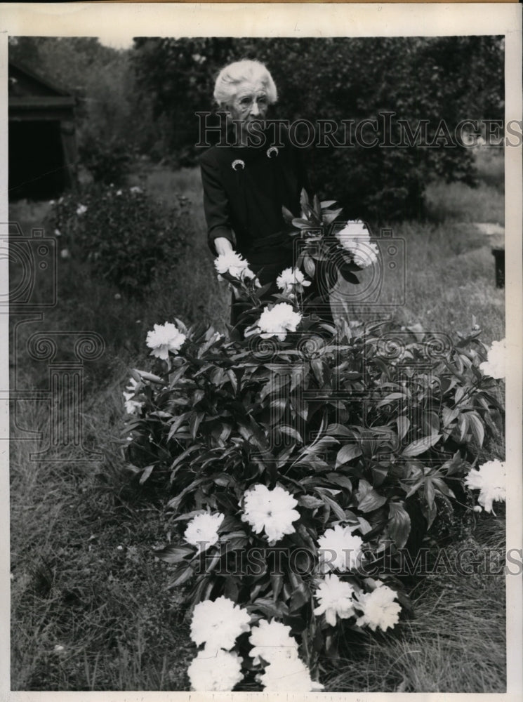 1945 Press Photo Former teacher Catherine Stoll remembers Harry Truman - Historic Images