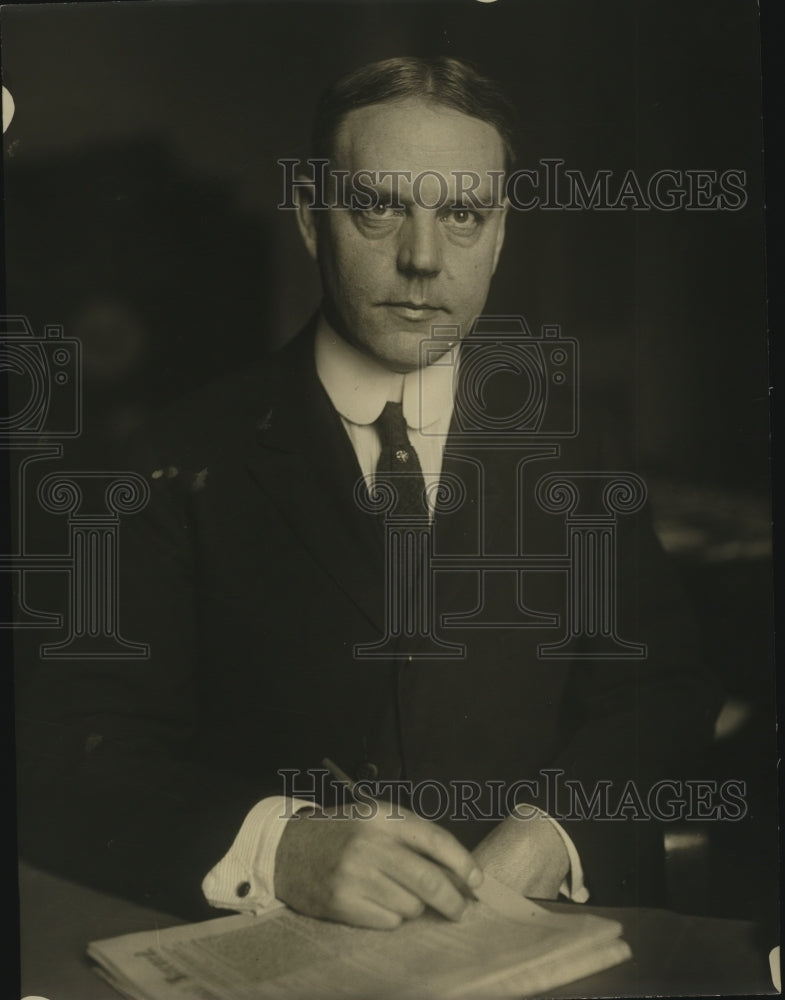 1922 Press Photo Portrait Of J.F. Thiel - nee94983-Historic Images