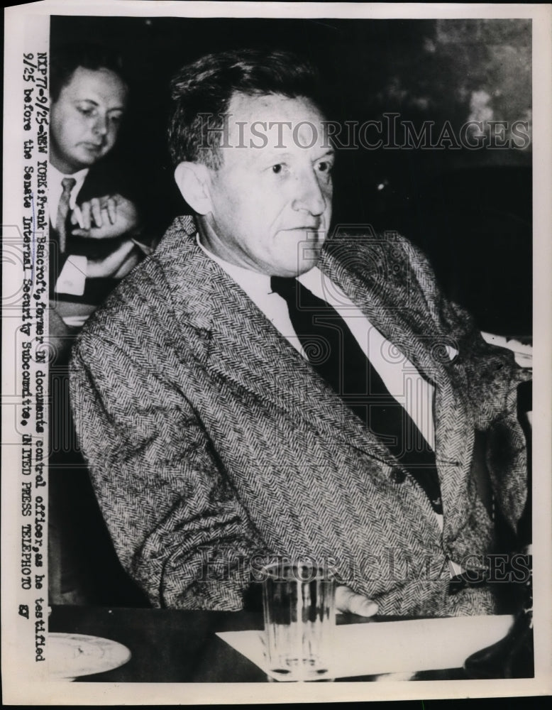 1956 Frank Bancoft Former UN Documents Control Officer-Historic Images