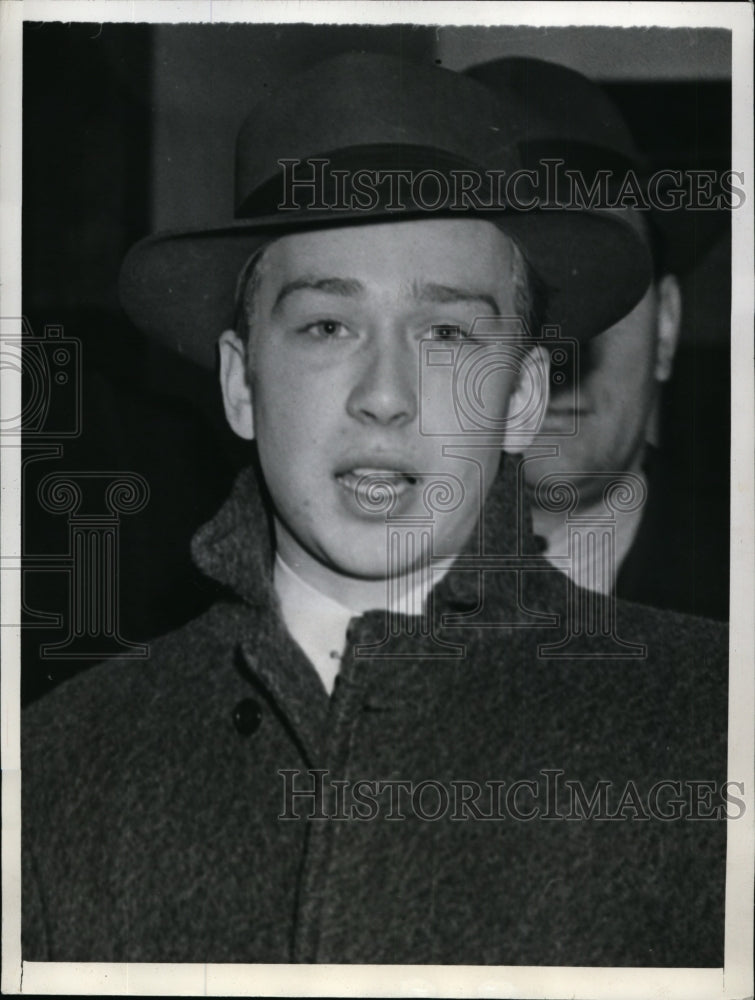 1942 Press Photo Clarence McDonald confessed fatally shot Dorothy Broz - Historic Images