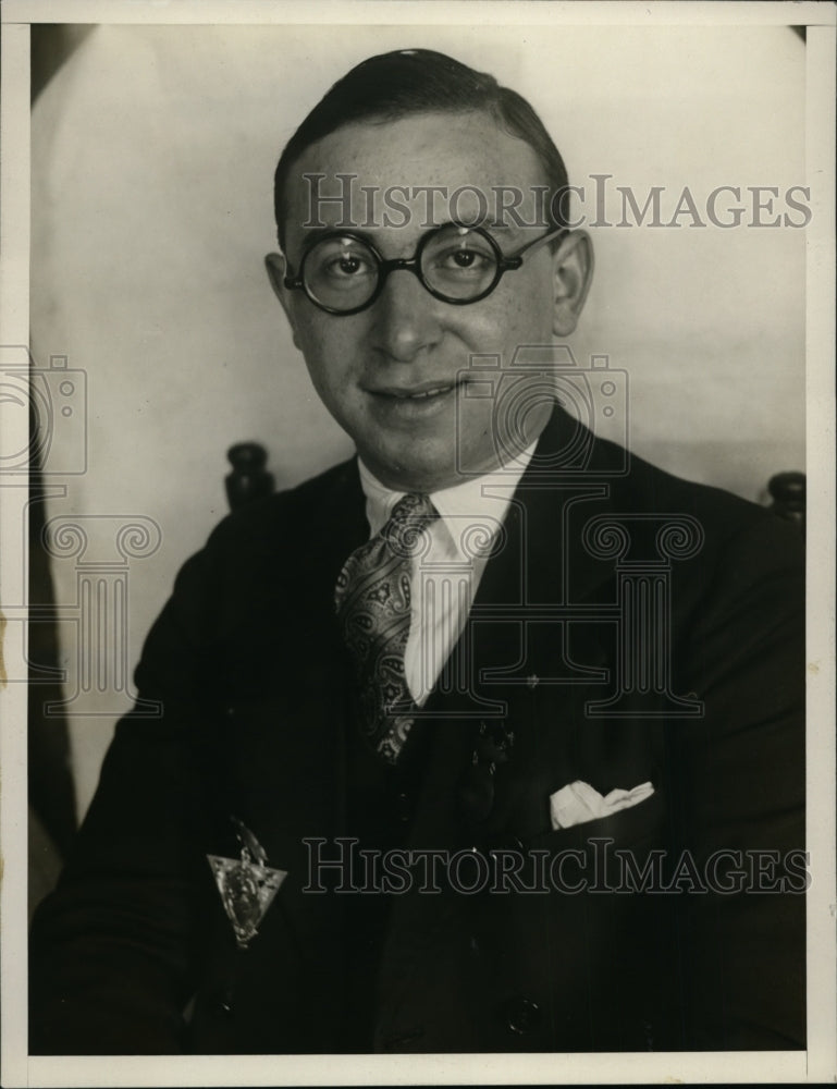 1927 Press Photo Irving T. Kaverne - nef01319-Historic Images