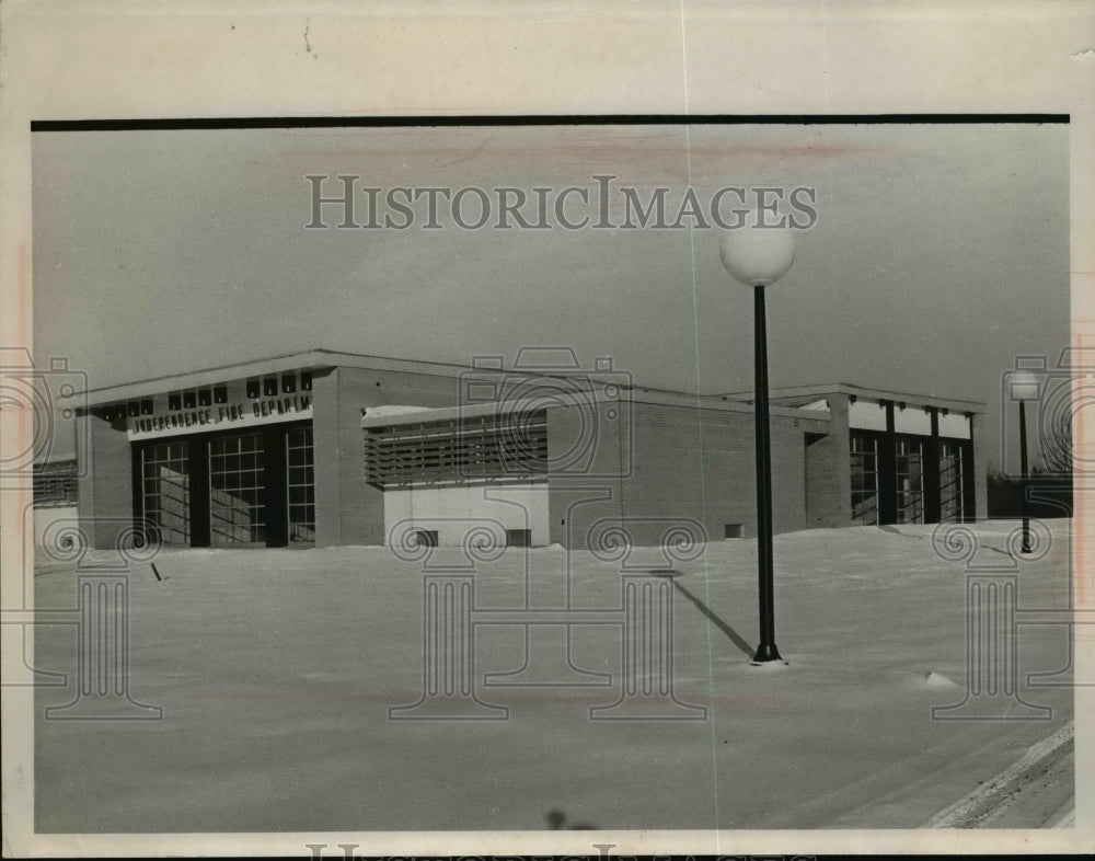 Press Photo New Independence Fire Station in Ohio - Historic Images