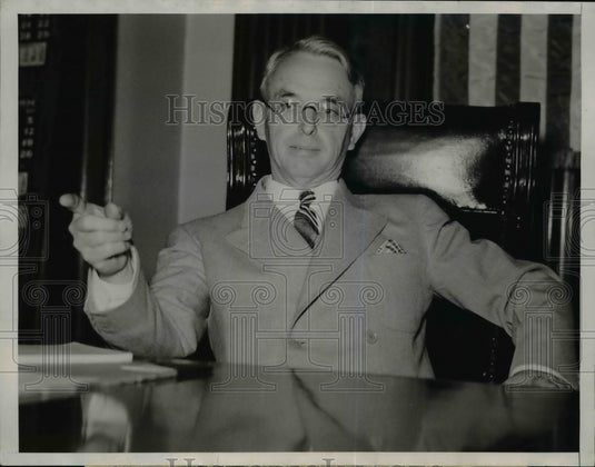 1936 Press Photo Judge Raglan Tuttle presiding over trial of Dr Samuel Boyd - Historic Images
