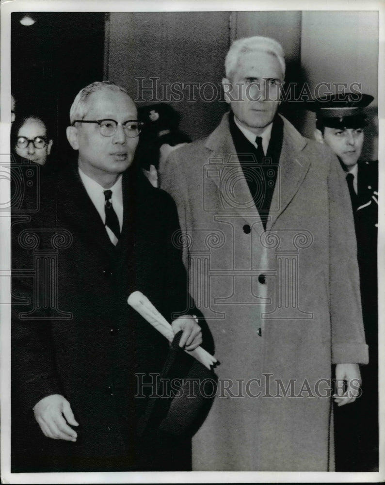 1968 UN Secretary General U Thant arrives in Paris  - Historic Images