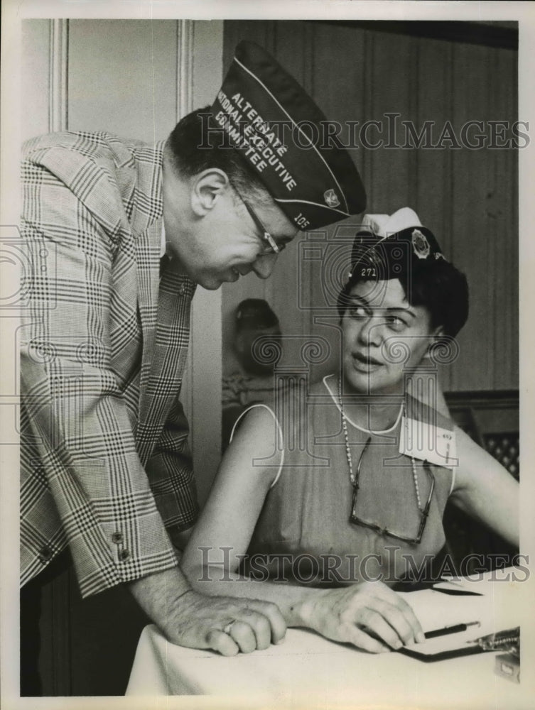 1969 Press Photo Dr Mike Chakeres PAst Ohio Commander of American Legion-Historic Images