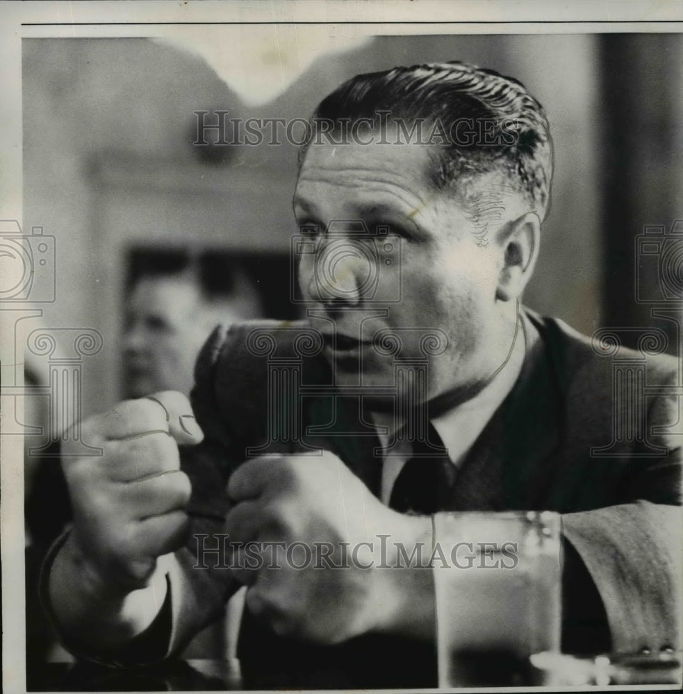 1958 Press Photo James Hoffa Testifying Before Senate Labor Rackets Committee-Historic Images