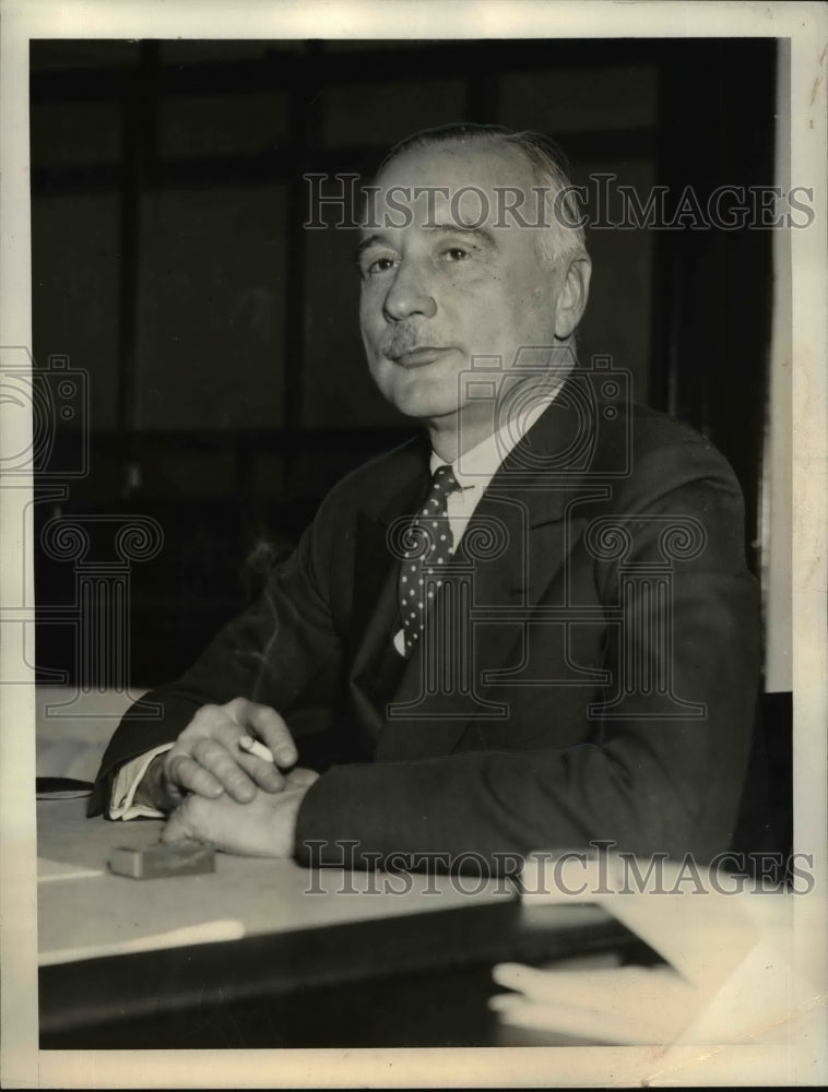 1938 Press Photo Colonel FO Harrington named Administrator of WPA - nef03307-Historic Images