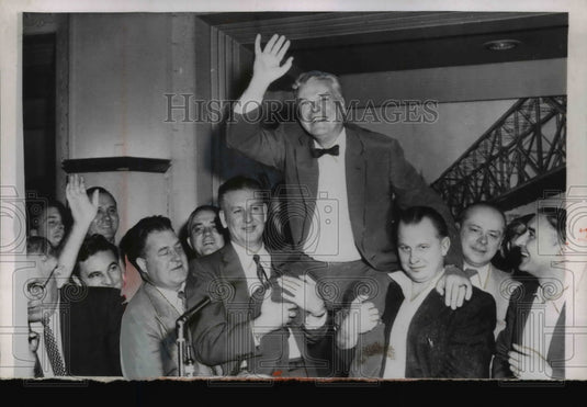 1955 David McDonald President of CIO United Steelworkers  - Historic Images