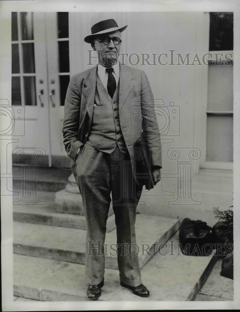 1935 Press Photo Henry V,Hesselman, Clerk of the Committee on Enrolled Bills - Historic Images