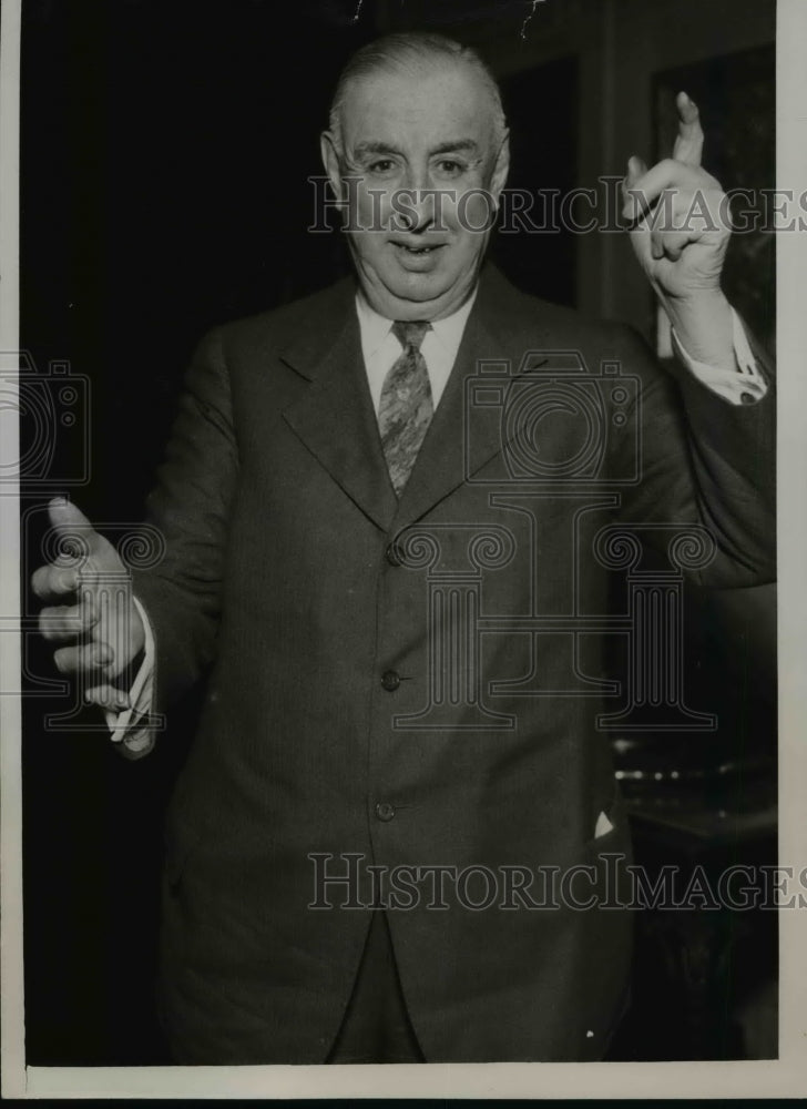 1936 William Hale Thompson, former Mayor of Chicago  - Historic Images