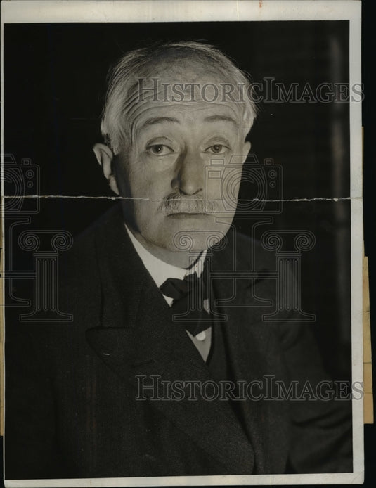 1933 Press Photo John Masefield,Poet Laureate to King George of England - Historic Images