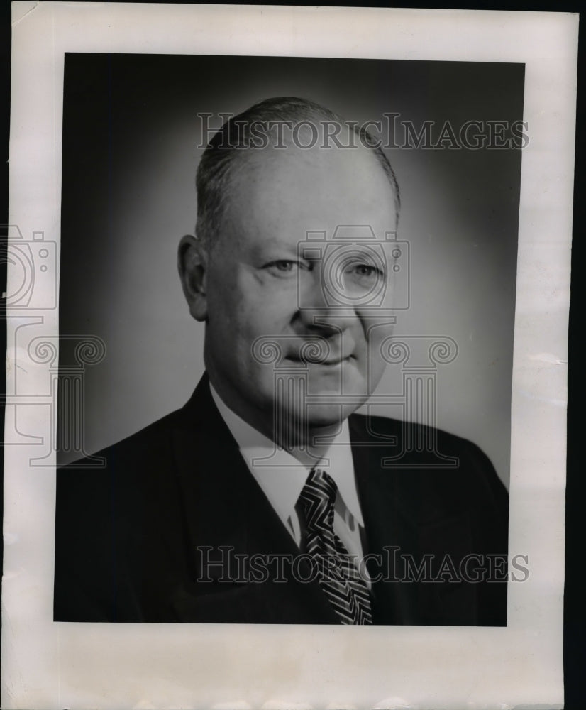 1949 Press Photo Harvey B. Jordan, President American Steel &amp; Wire Company - Historic Images