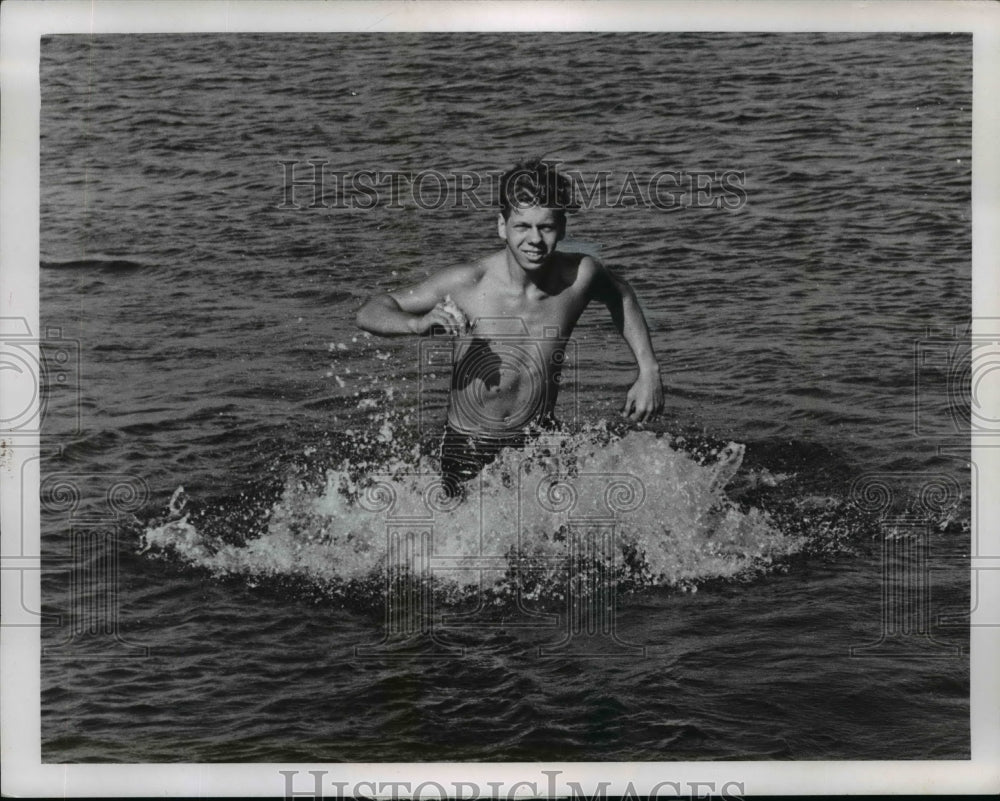 Undated Paul Schutz at White City Beach  - Historic Images