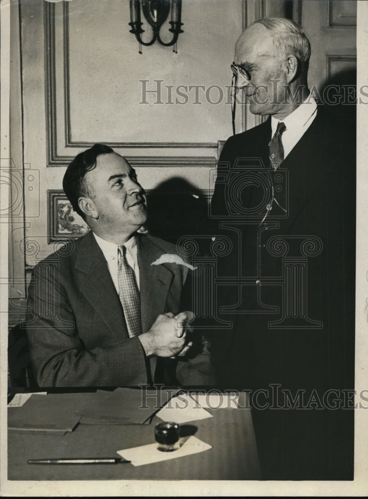 1932 Press Photo Executive Committee Heads Together For Republican Convention-Historic Images