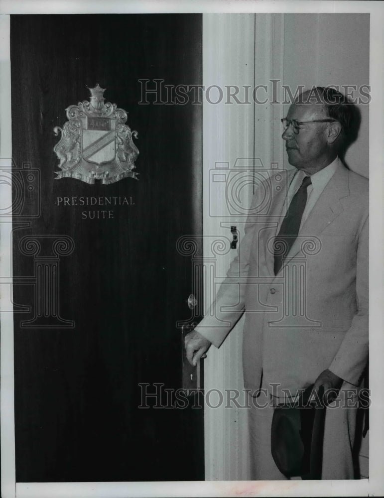 1952 Press Photo Senator Robert A.Taft from Ohio - nef11015 - Historic Images
