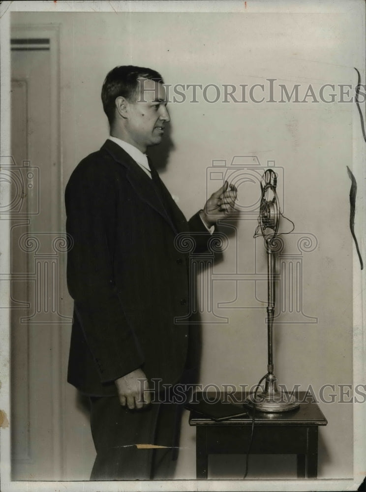 1932 Press Photo Charles Taft Son Of Late President Speaks Before 1000 People-Historic Images