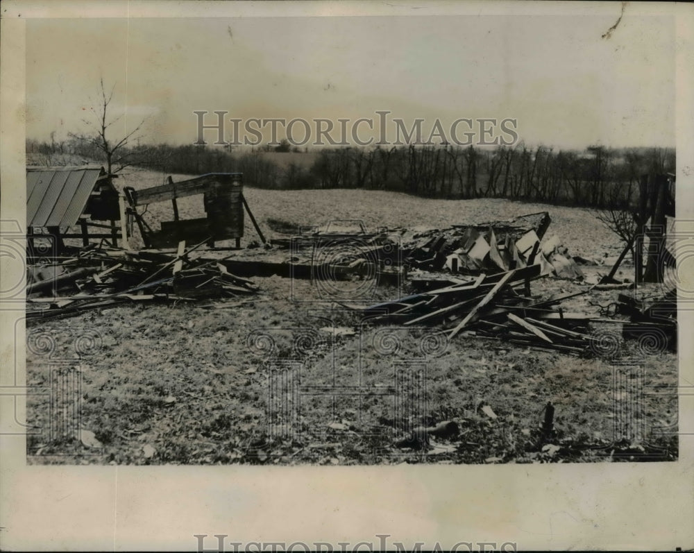 1940 Press Photo Powder Plant Wrecked In Series of Explosions - nef13051 - Historic Images