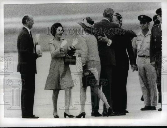 1968 Press Photo Johnson, Ambassadors fly to Texas for 4th of July celebration - Historic Images