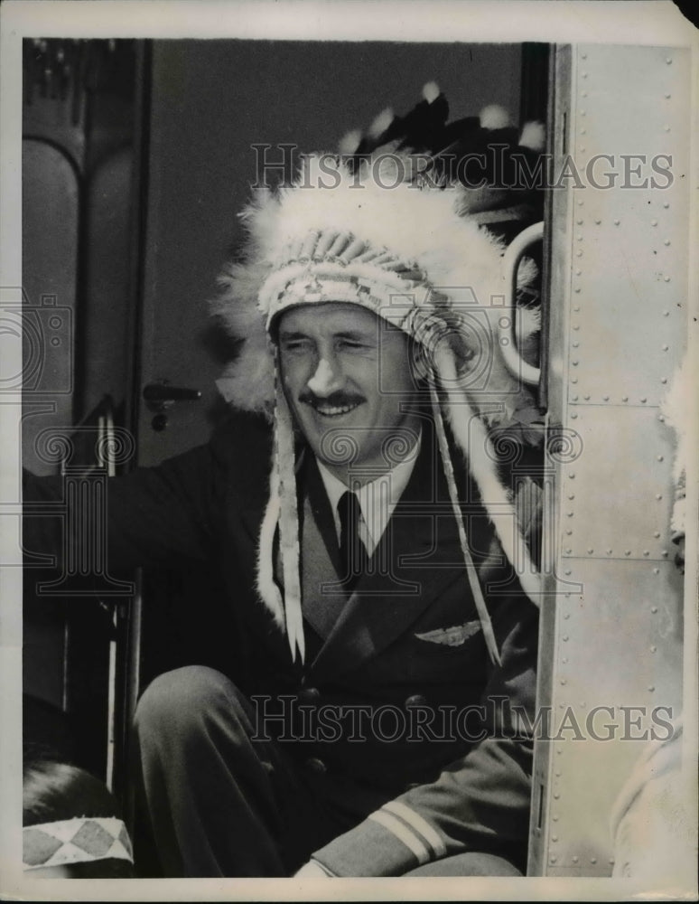 1938 Press Photo John Graves, Pilot of Plane Missing With Nine Aboard - Historic Images