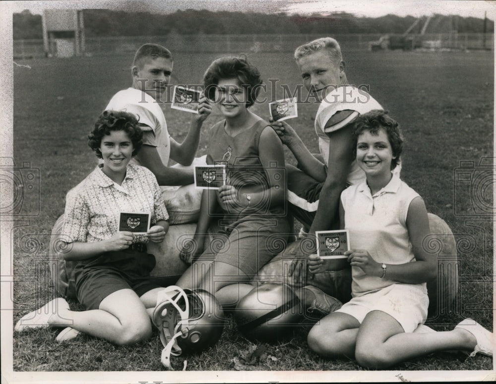 1960 Press Photo Students of Warrenville Heights High School - nef16073 - Historic Images