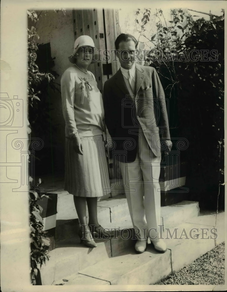 1929 Press Photo Socially Prominent New Yorkers Vacationed in Florida-Historic Images