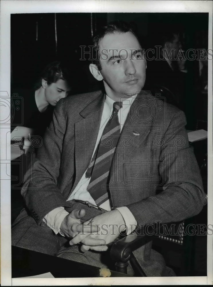 1942 Donald Lake at House Naval Affairs Committee hearing - Historic Images