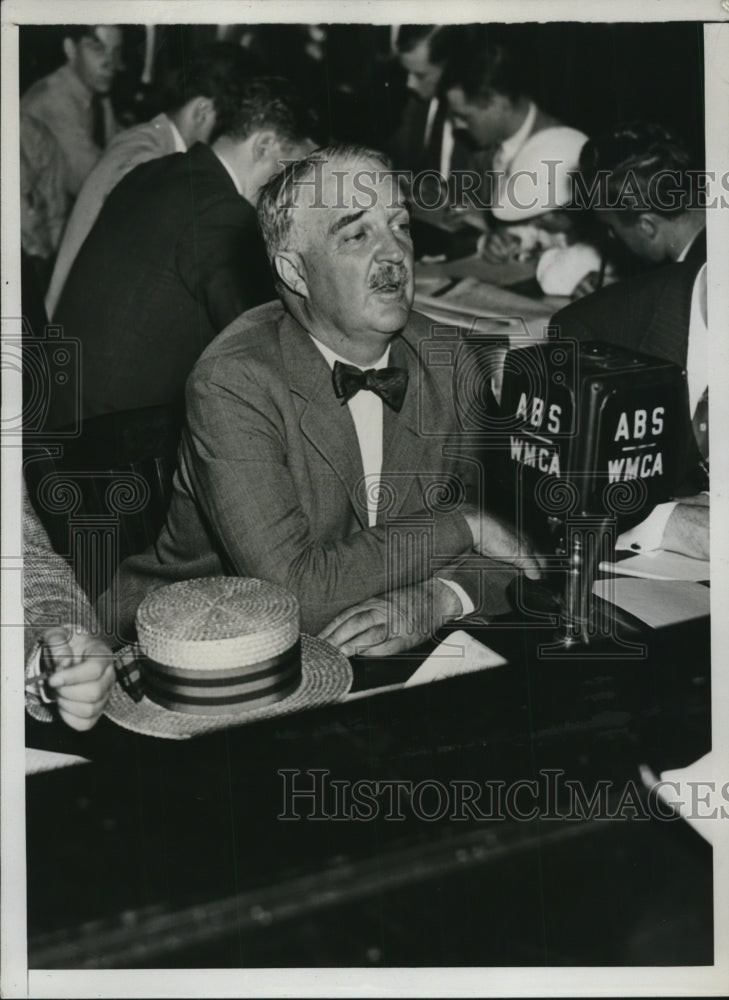 1934 Dr.Gouverneur Morris Phelps testified on Morro Castle Disaster - Historic Images