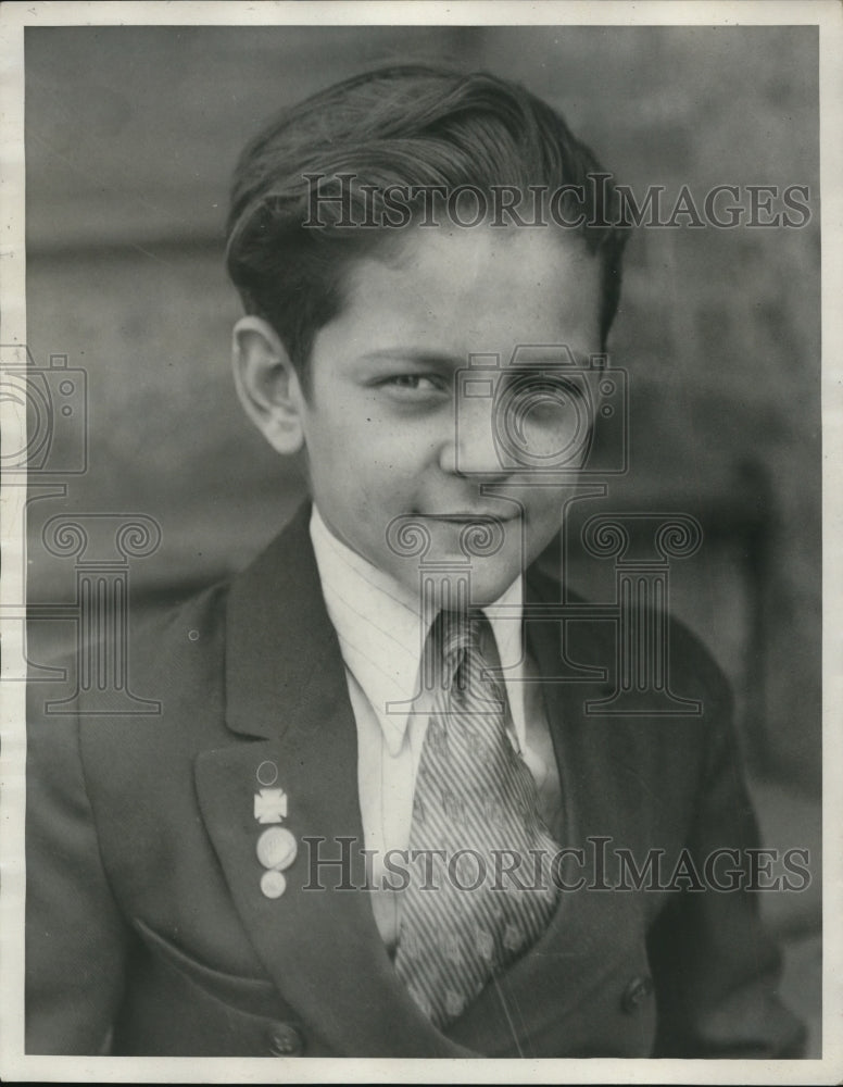 1930 Press Photo Picture of Junior Hanna - nef22344-Historic Images