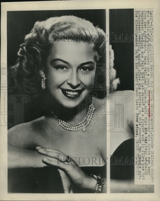 1948 Press Photo Maria Gatica - nef22434-Historic Images