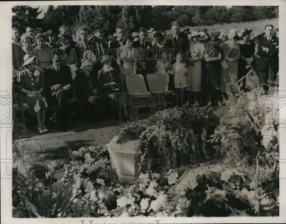 1937 Jeanette Stephenson Murdered Inglewood, California Girl Funeral - Historic Images