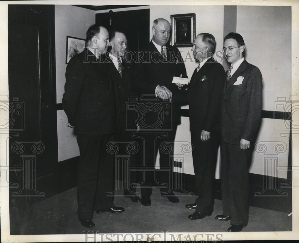 1936 Press Photo Harrisburg Young Democrats at Jackson day Dinner - nef22955 - Historic Images