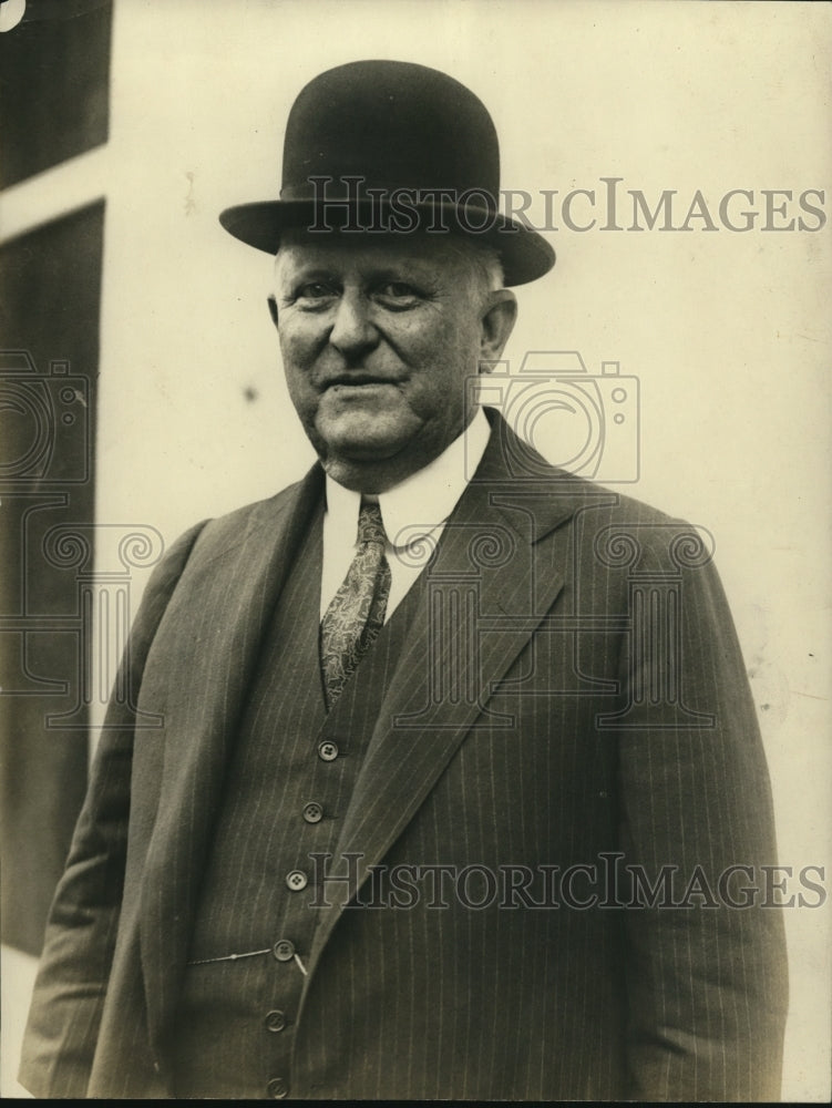 1922 Press Photo Jno H Kirby Called White House to Assure Pres of Indorsements-Historic Images