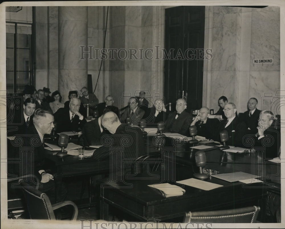 1941 Press Photo General view of Senate Caucus Room on the Aid to Britain Bill - Historic Images