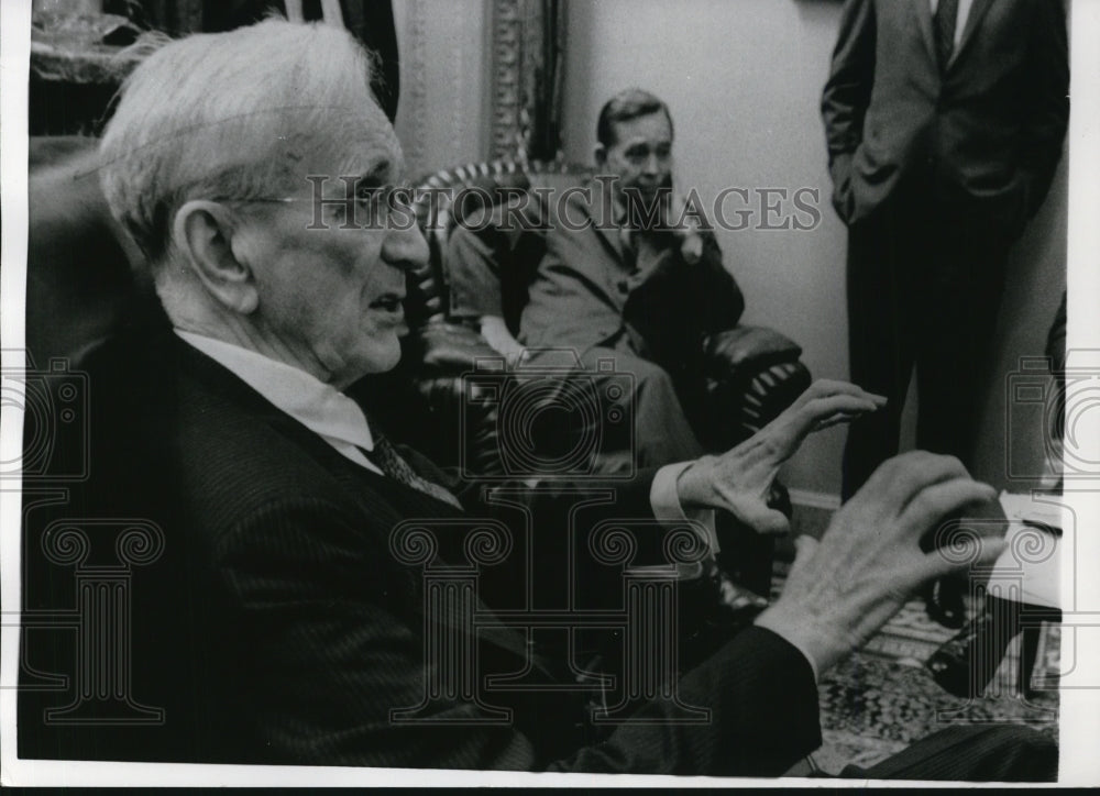 1970 Press Photo John McCormack at Press Conference, Washington, D.C.-Historic Images