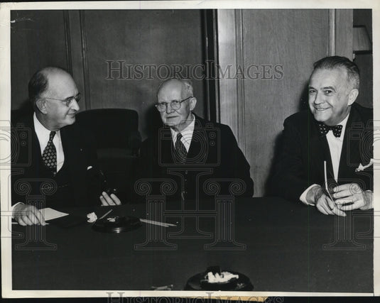1951 Members National Mediation Board Meeting in Chicago  - Historic Images