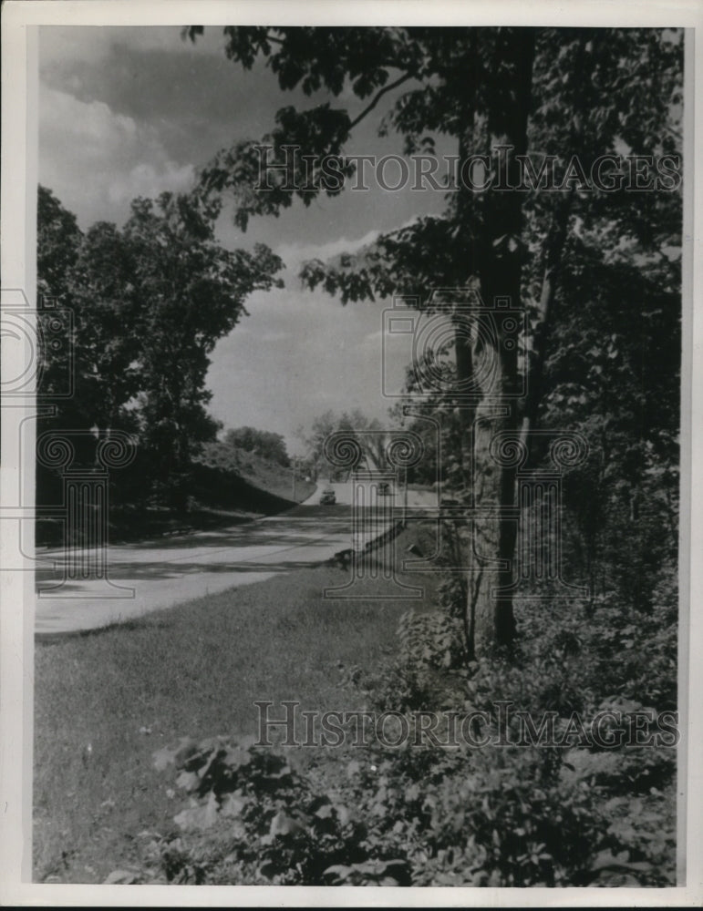 1938 Press Photo Scenic Road View - nef25344 - Historic Images