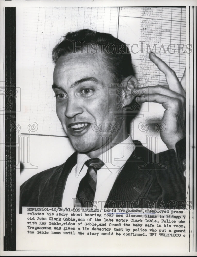 1961 Press Photo David Traganowan says he heard men conspiring to kidnap a child - Historic Images