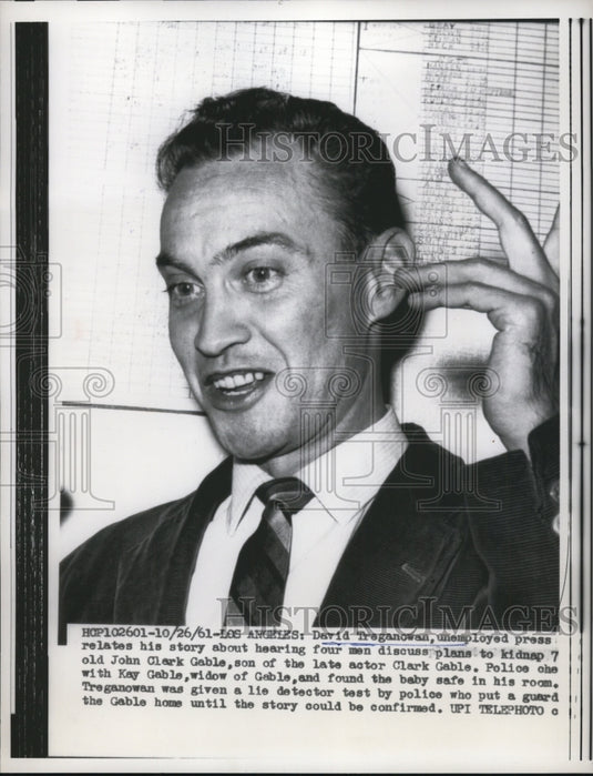 1961 Press Photo David Traganowan says he heard men conspiring to kidnap a child - Historic Images