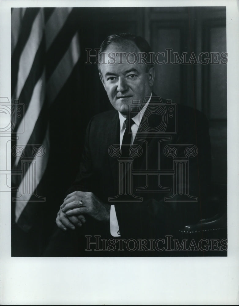 Press Photo Minneapolis Mayor Hubert Humphrey - nef25821 - Historic Images