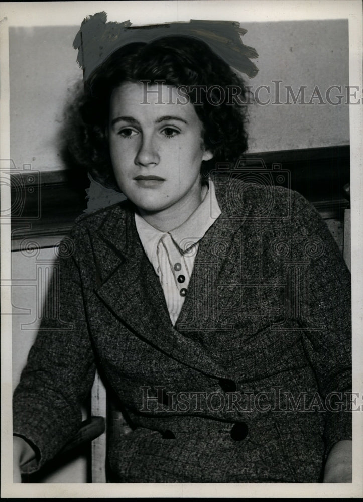 1938 Press Photo Hazel Talbot of Francis M. Carroll Trial - nef26582-Historic Images