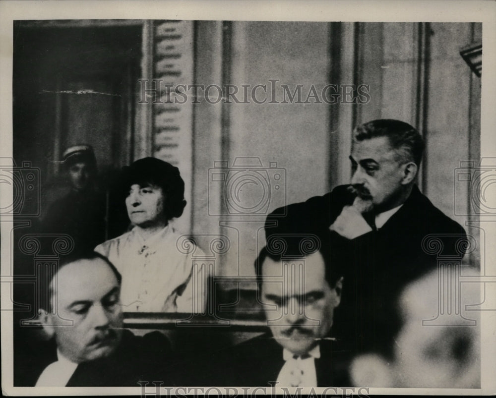 1934 Press Charles Bonnet &amp; Catherine Denuziere Pictured in Court On Trial-Historic Images