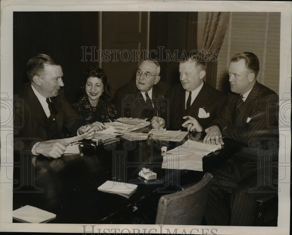 1938 Press Photo National Boxing Association James Blake, Josephine Sawaya- Historic Images